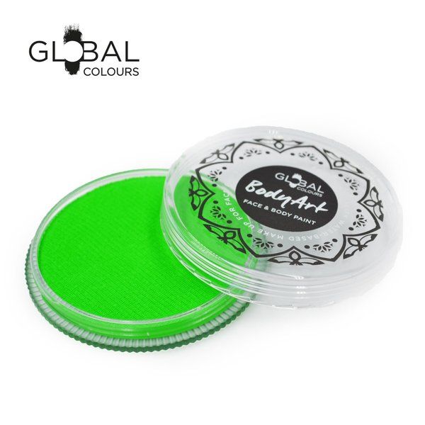 Global Face & Body Paint Verde Neón 32gr