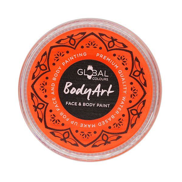 Global Face & Body Paint Naranja Neón 32gr