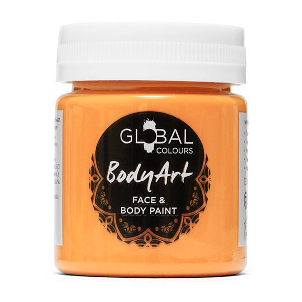 Global Bodyart Pintura Líquida Naranja 45ml