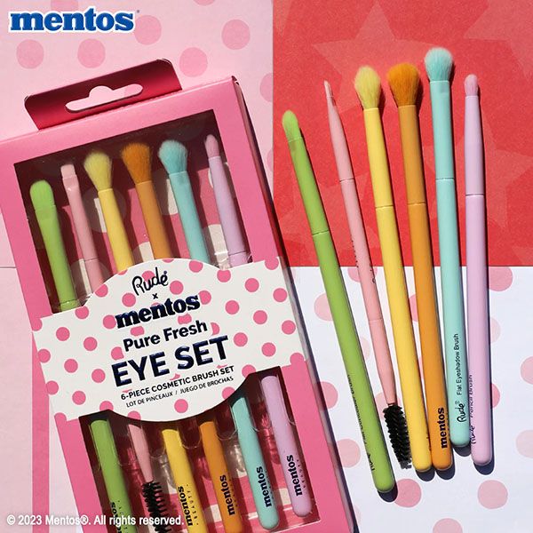 Set de pinceles para ojos Rude Mentos