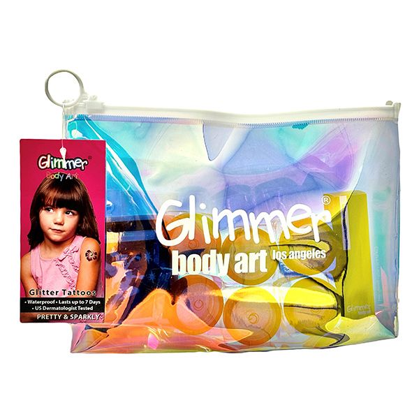 Kit de tatuaje Glimmer Glitter Pretty & Sparkly