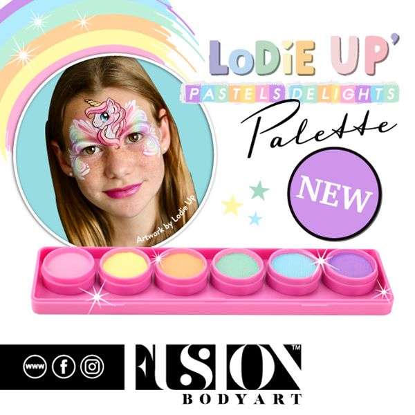 Paleta arco iris Fusion Elodie's Pastel Delights