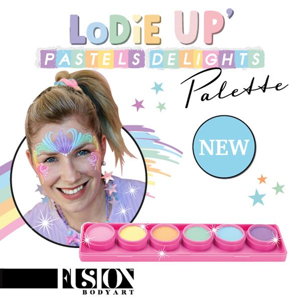 Paleta arco iris Fusion Elodie's Pastel Delights