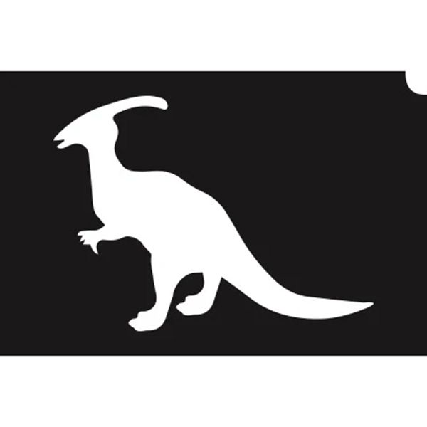 Glittertattoo Stencil Parasaurolphus (pack de 5)