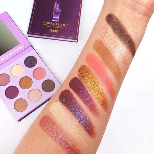 Paleta de sombras de ojos Rude Purple Flame