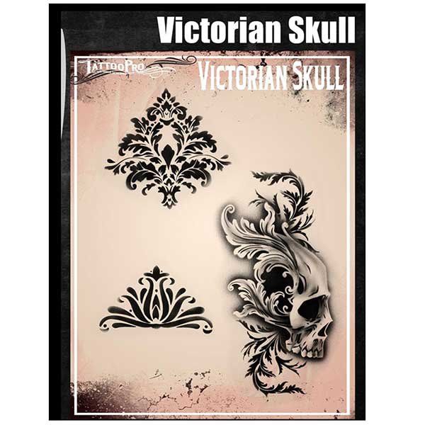 Wiser Airbrush Tattoo Calavera Victoriana