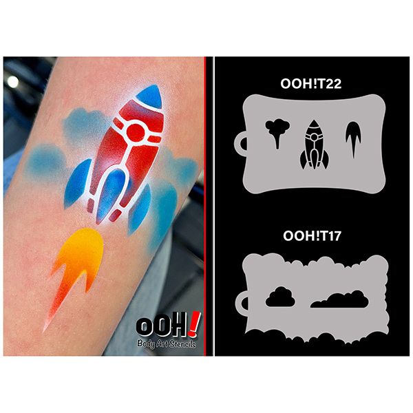 oOh Body Art Plantilla Rocket